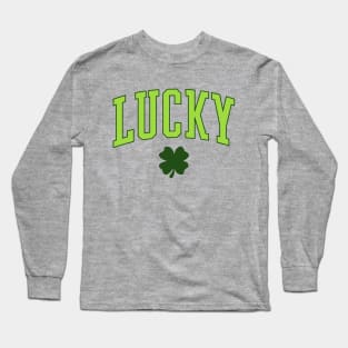 Lucky Shamrock Clover St Patricks Day Ver.2 Long Sleeve T-Shirt